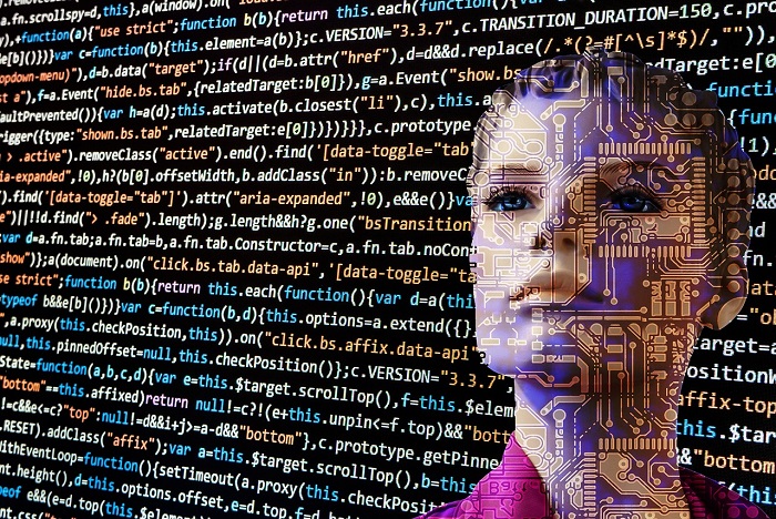 An AI ‘learning’ new information from data 